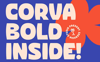 Corva Bold Inside Font