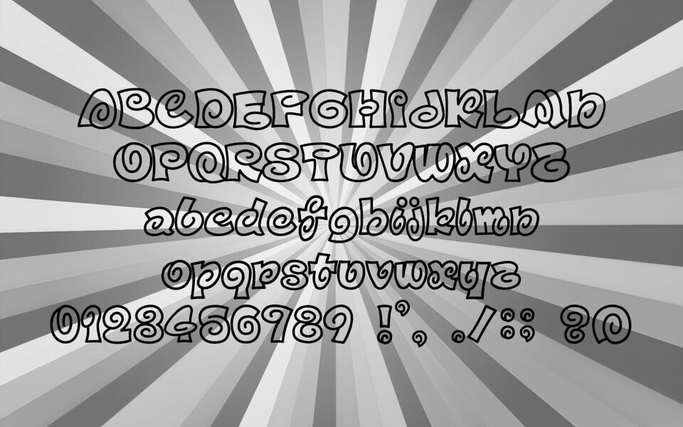 D3 Spiralism Font