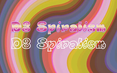 D3 Spiralism Font