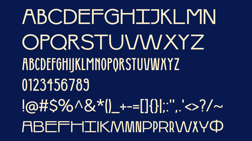 Dark Deco Font