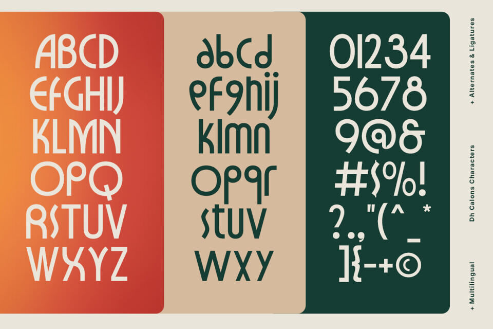 Dh Caloins Font