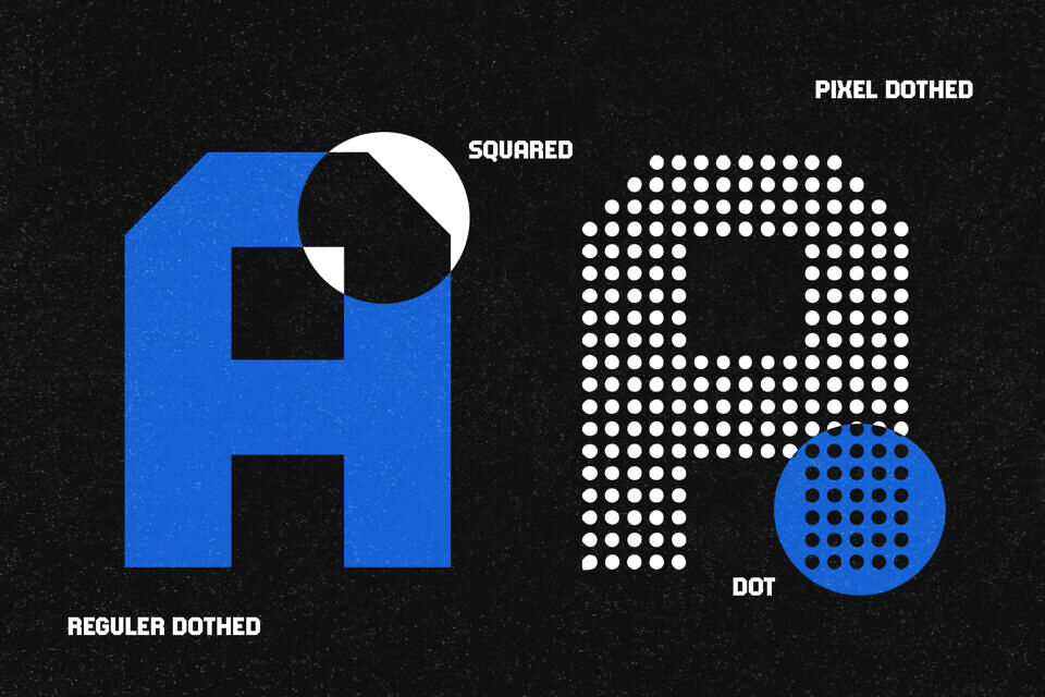 Dothed Font