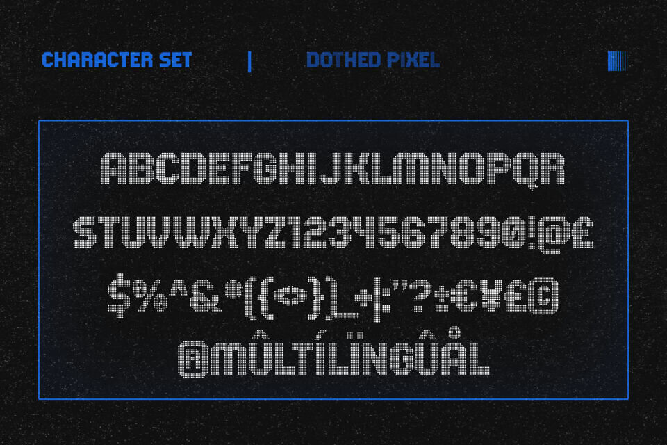 Dothed Font