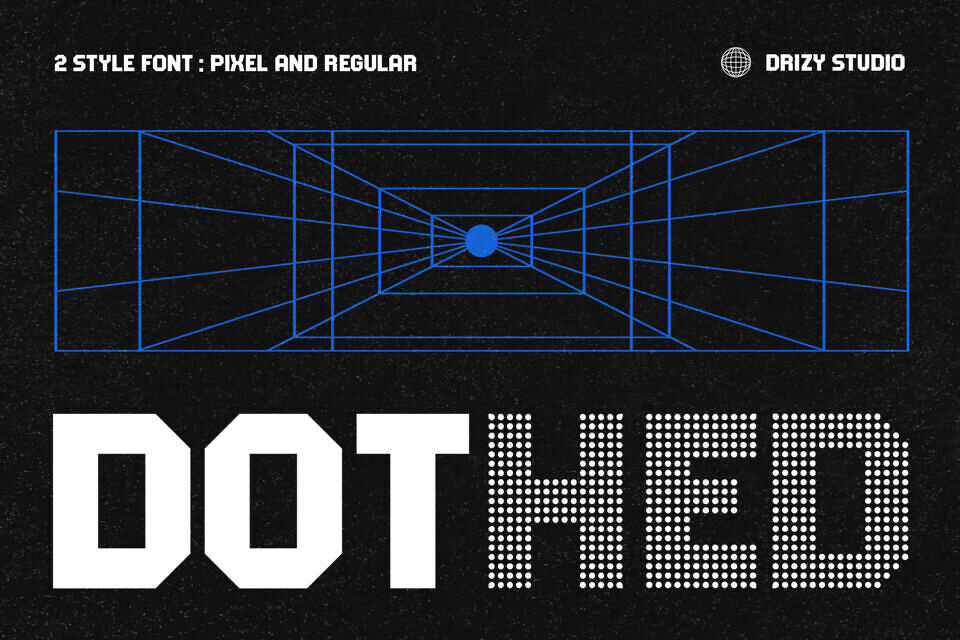 Dothed Font