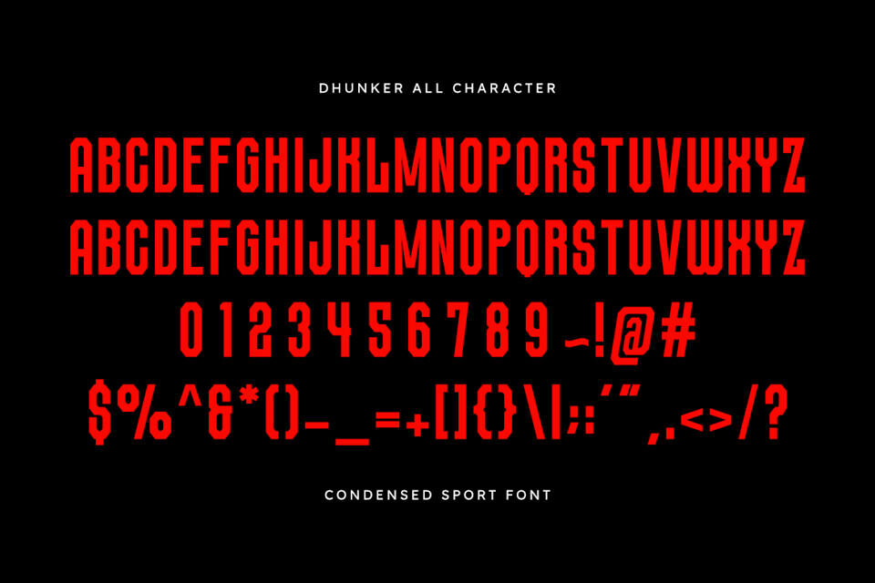 Dunker Font