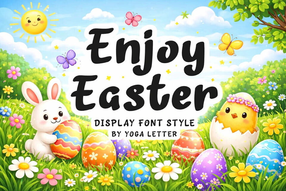 Enjoy Easter Font