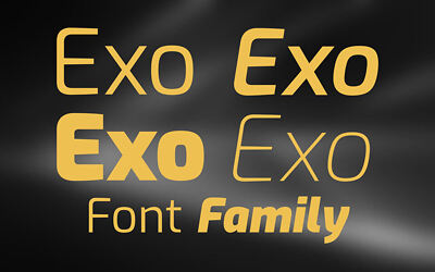 Exo Font Family