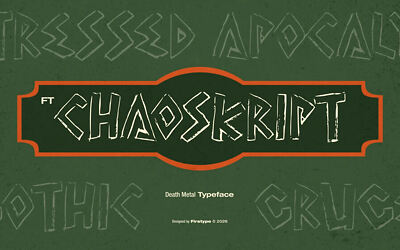 FT Chaoskript Font