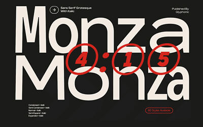 GC Monza Sans Font Family