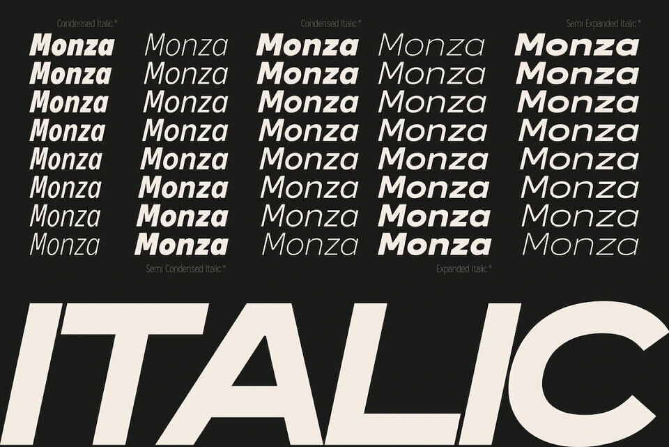 GC Monza Sans Font Family