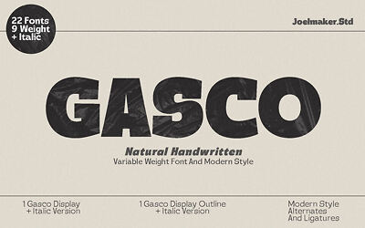 Gasco Font Family