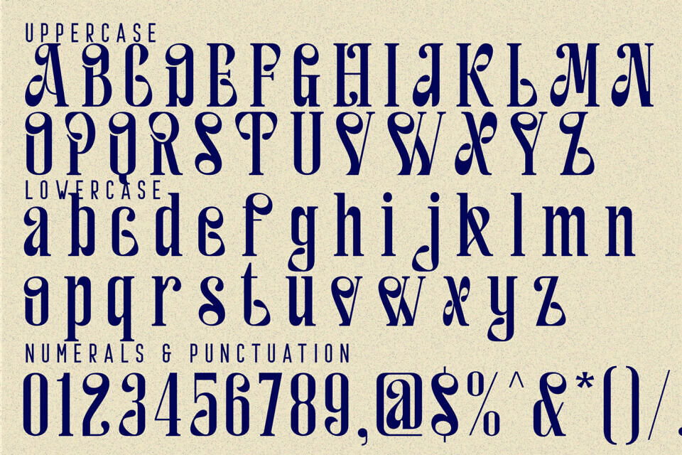 Generating Ecosystems Font