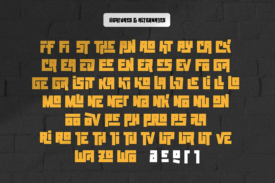 Goblock Font