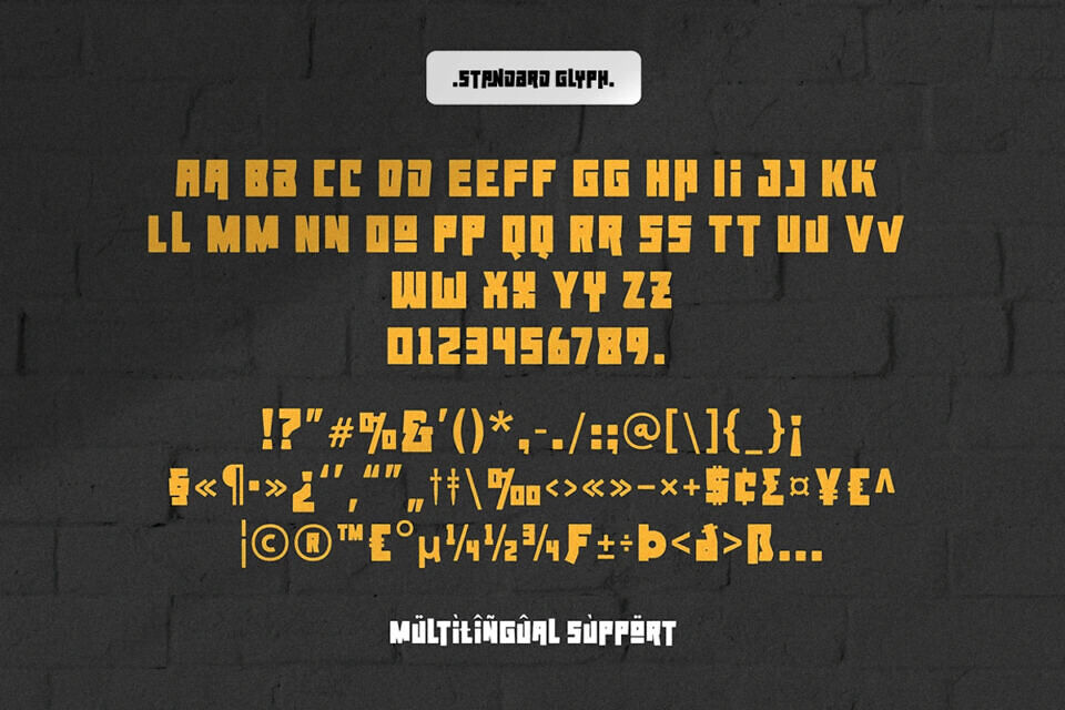 Goblock Font