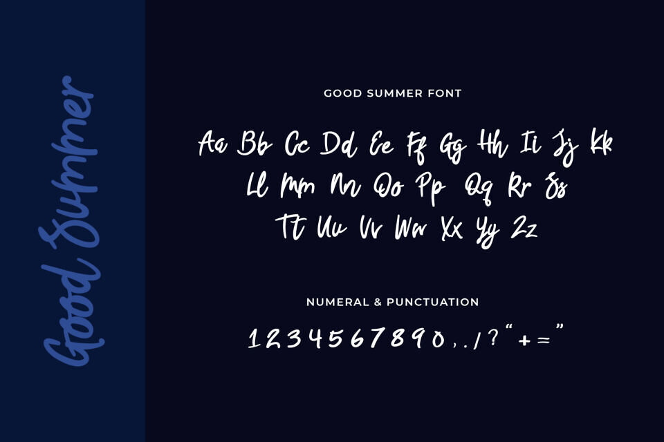 Good Summer Font