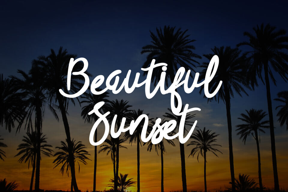 Good Summer Font