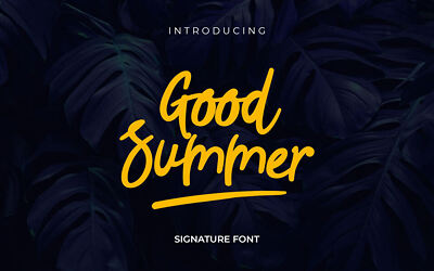 Good Summer Font