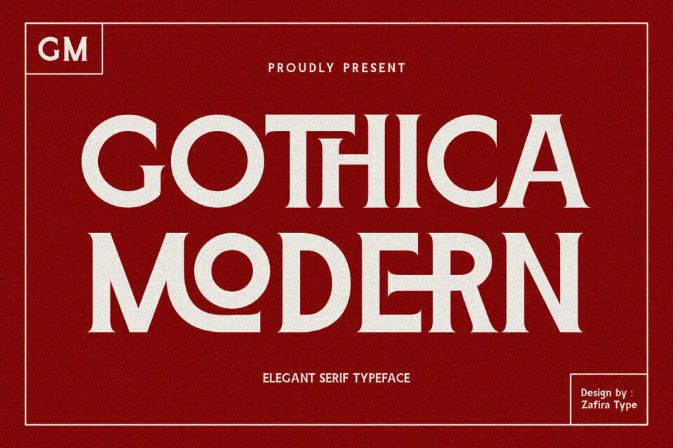Gothica Modern Gm Font