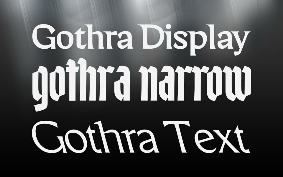 Gothra Font
