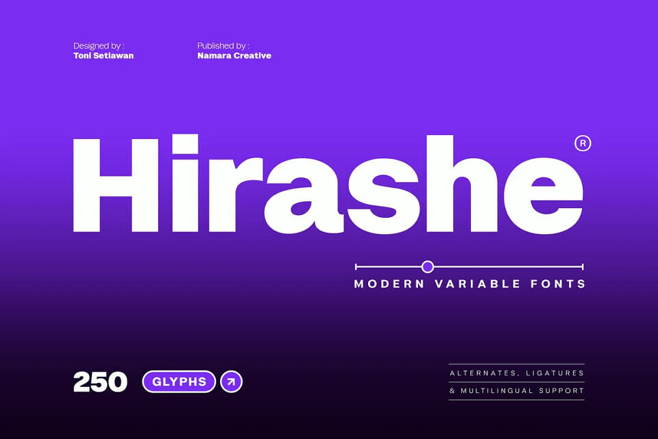 Hirashe Font