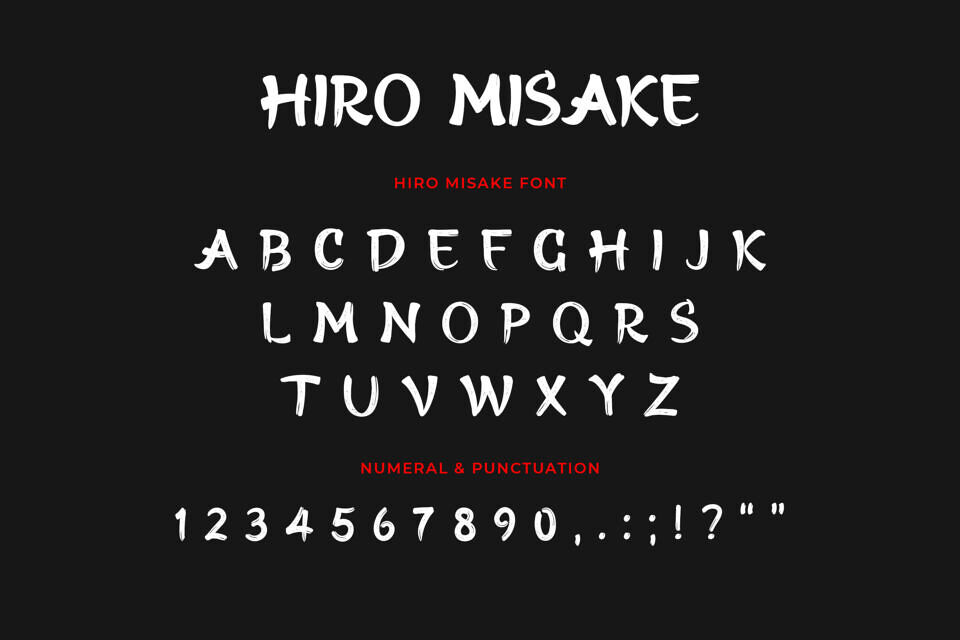 Hiro Misake Font