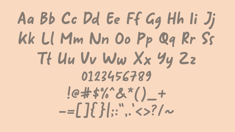 Holiday Notes Font