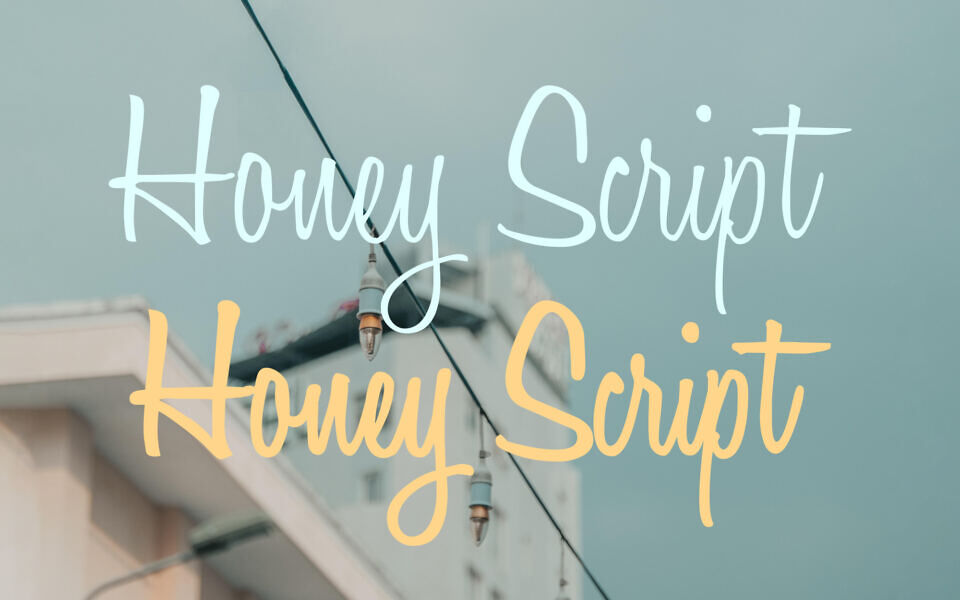 Honey Script Font