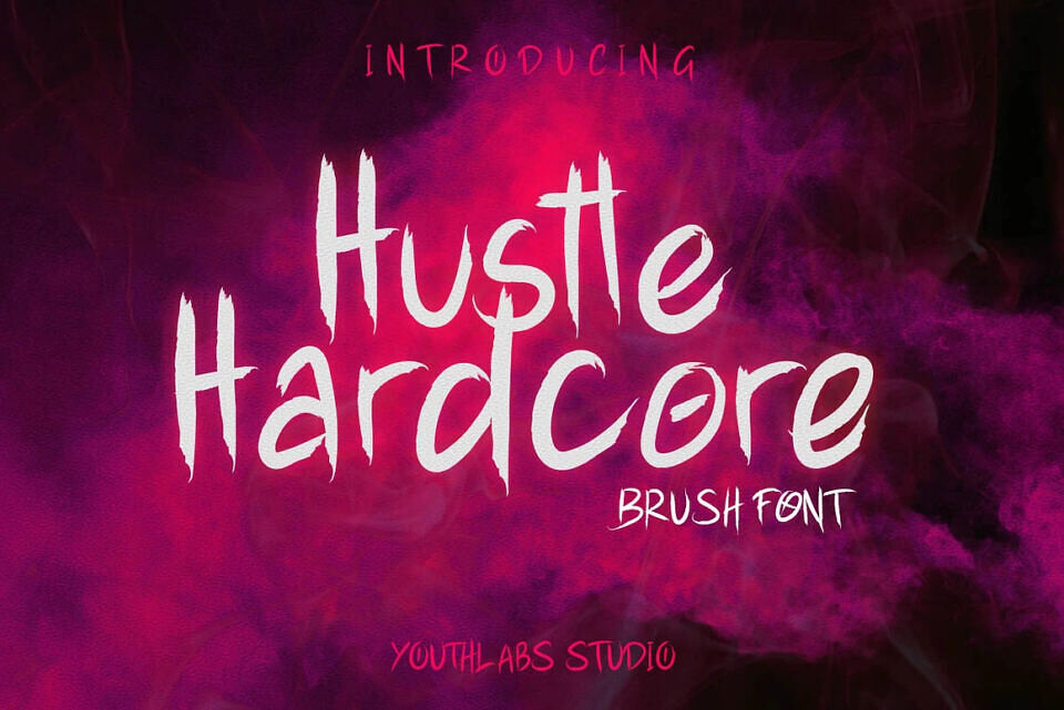 Hustle Hardcore Font