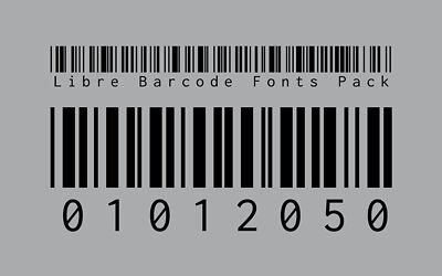 Libre Barcode Font Family