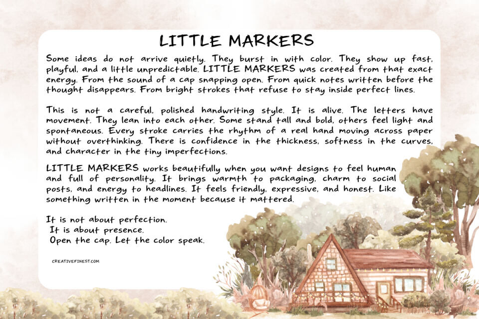 Little Marker Font