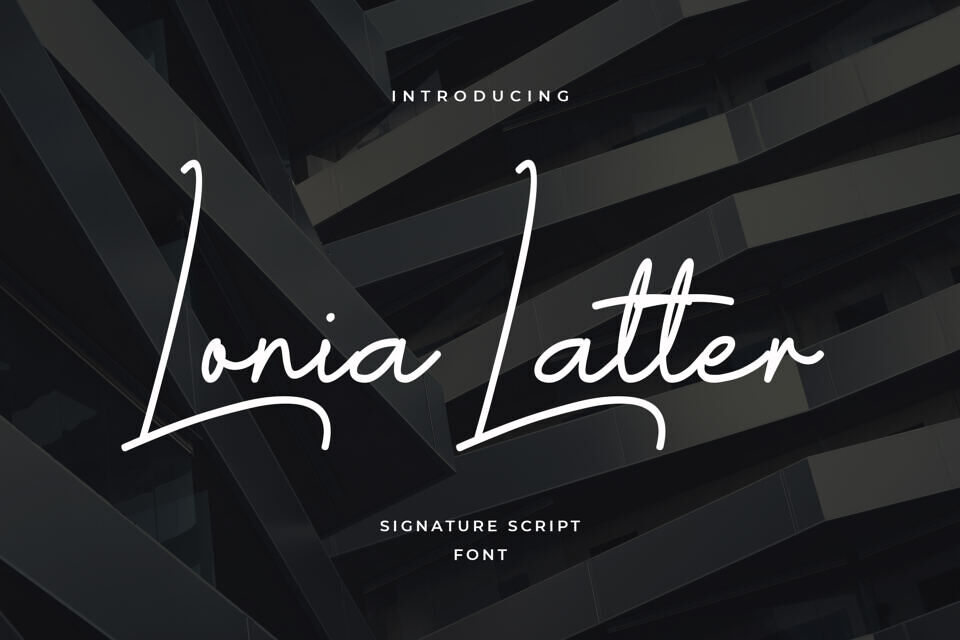 Lonia Latter Font