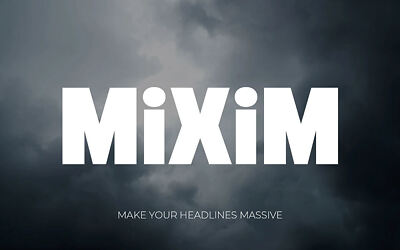 MiXiM Font