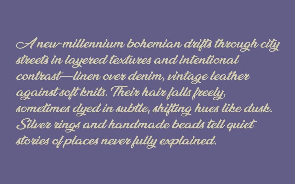 Millenia Font