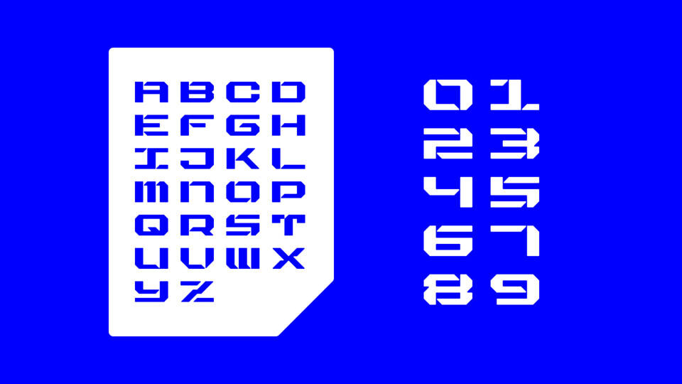 Monowire Font