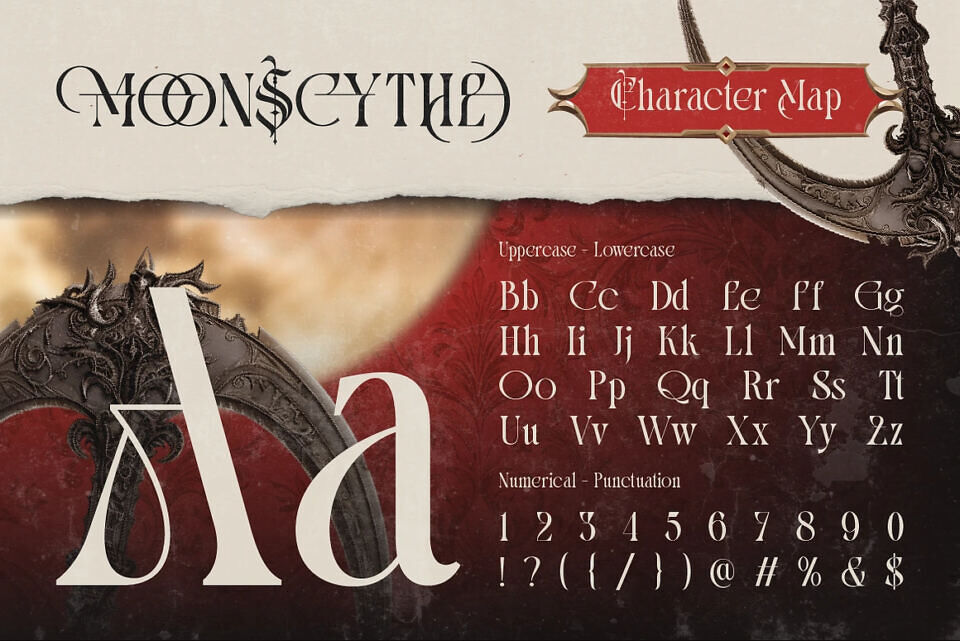 Moonscythe Font