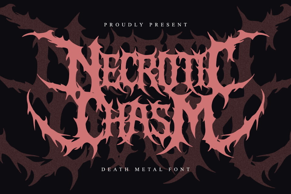 Necrotic Chasm Font