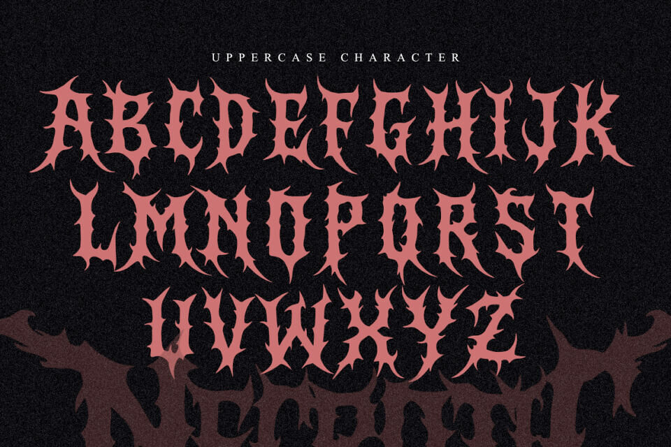 Necrotic Chasm Font