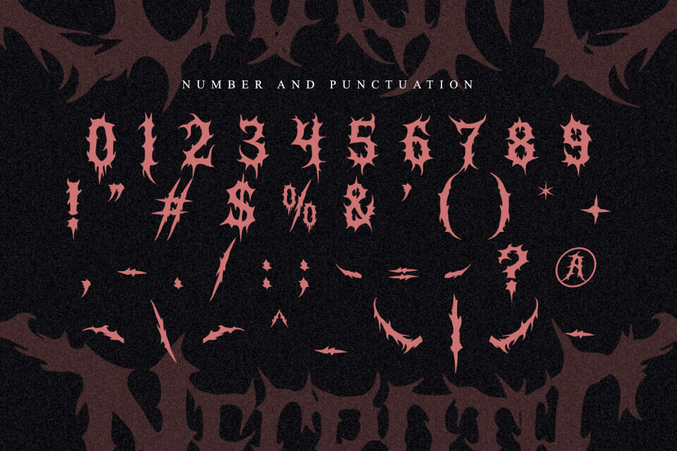 Necrotic Chasm Font