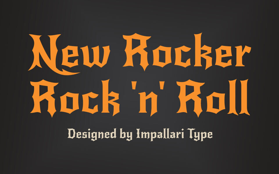New Rocker Font