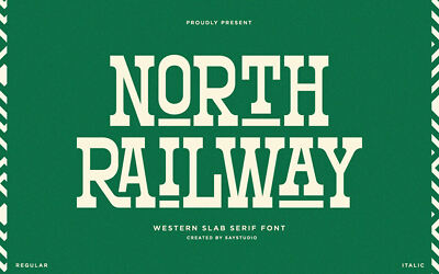 North Railway Font