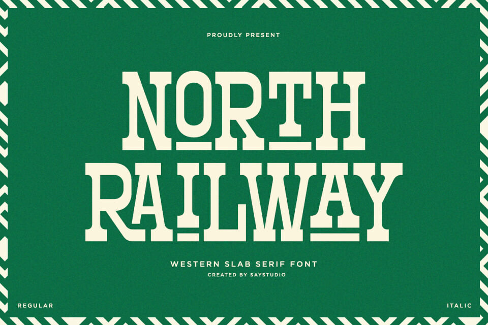 North Railway Font