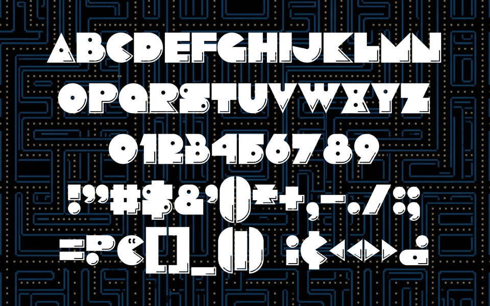 Pacmania Font