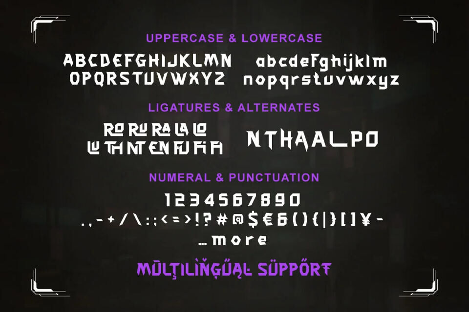 Phantom Mecha Font
