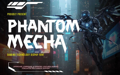 Phantom Mecha Font