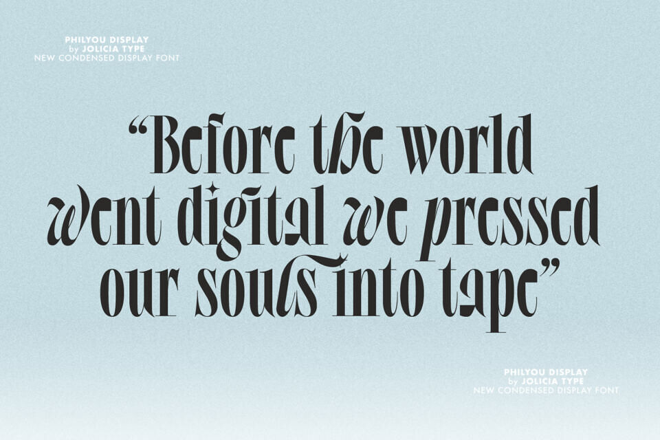 Philyou Display Font