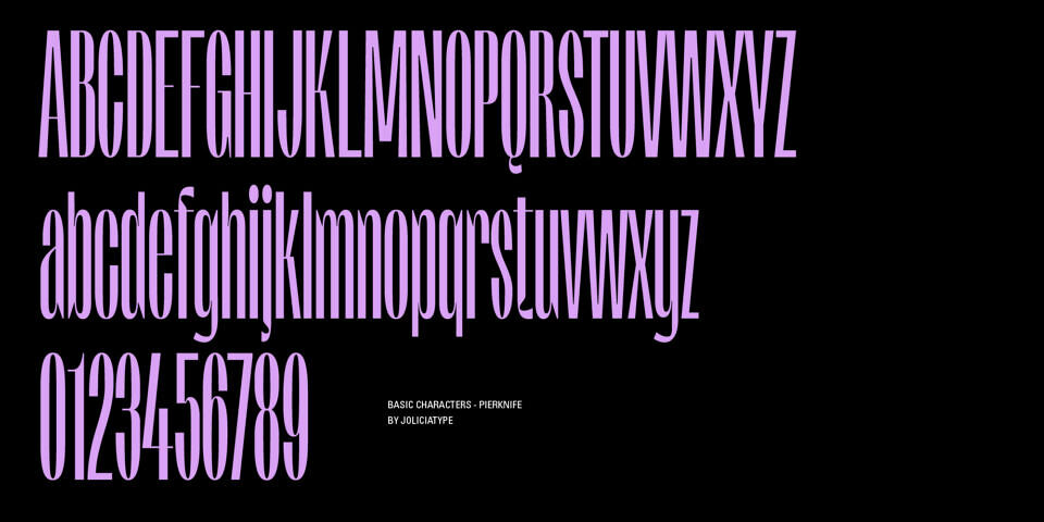 Pierknife Font