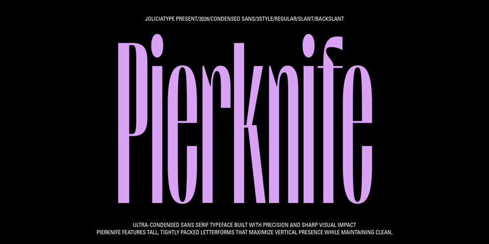 Pierknife Font