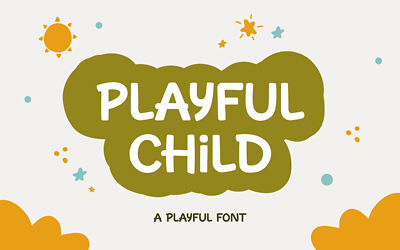Playful Child Kawaii Bubble Font