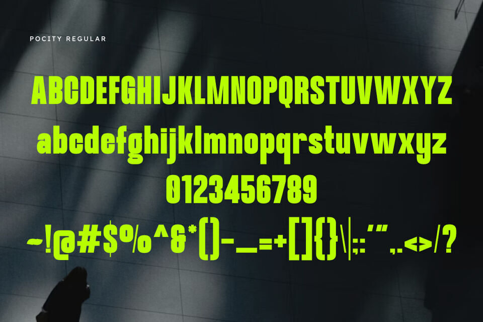 Pocity Font