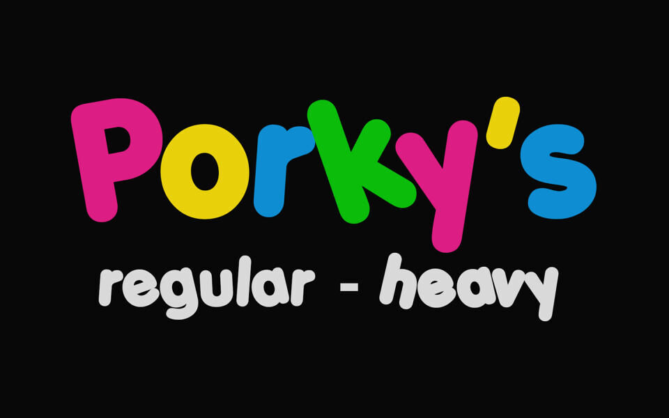 Porky’s Font
